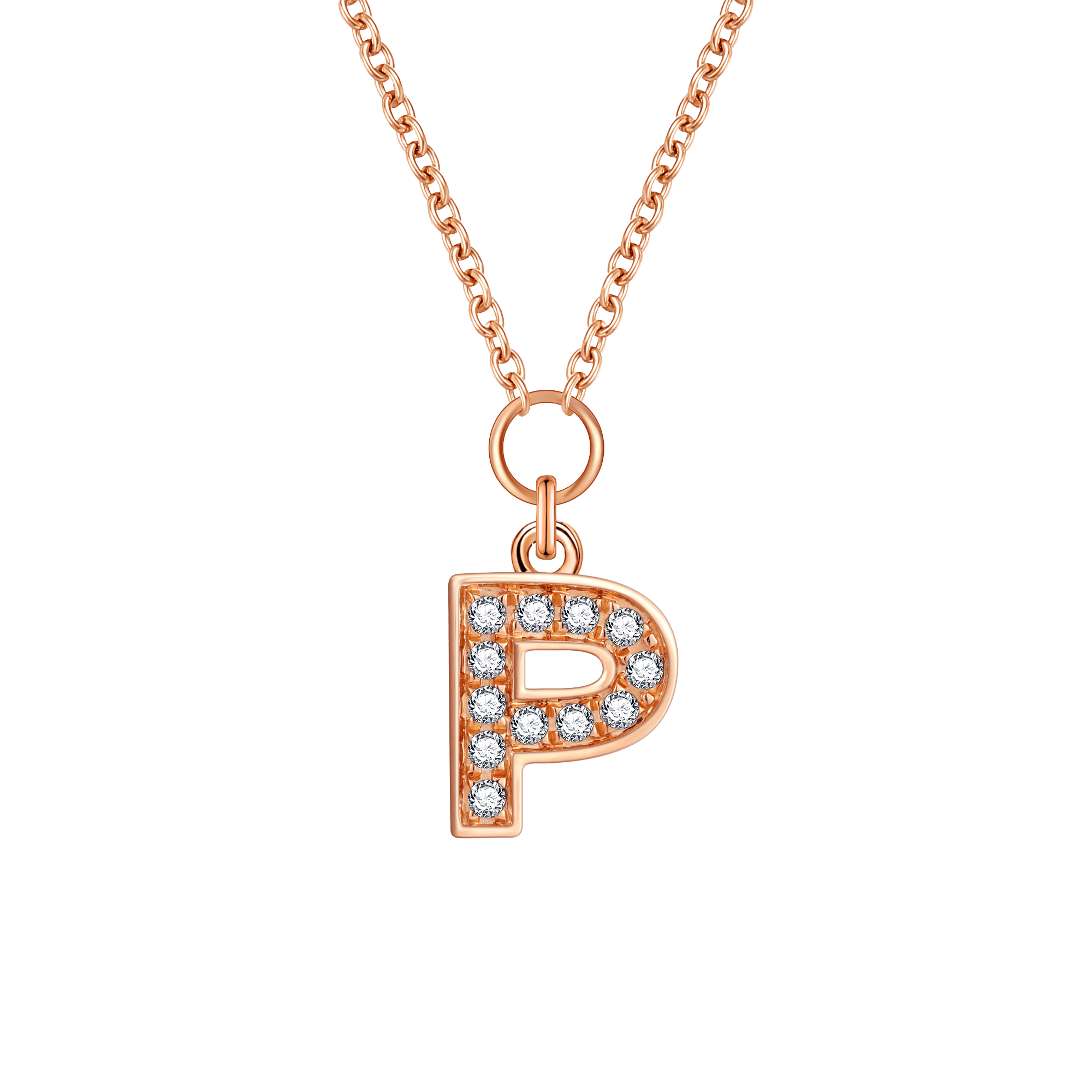  Alphabet LGD pendant necklace - Alphabet LGD pendant necklace -  The Future Rocks -    18 