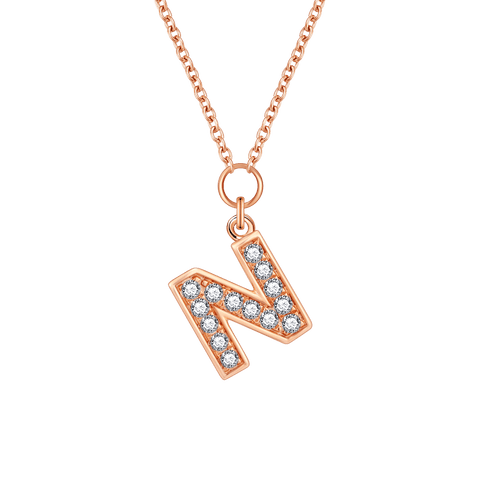  Alphabet LGD pendant necklace -  -  The Future Rocks  -    8 
