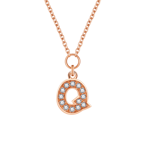 Alphabet LGD pendant necklace - The Future Rocks
