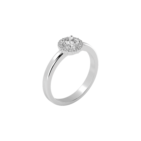 de Beers 0.40 Carat Diamond Solitaire Ring