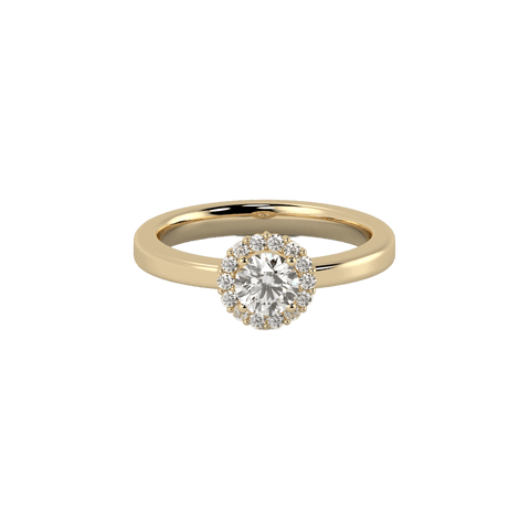 Amboise engagement ring - 18k recycled gold lab-grown diamond engagement ring - The Future Rocks 