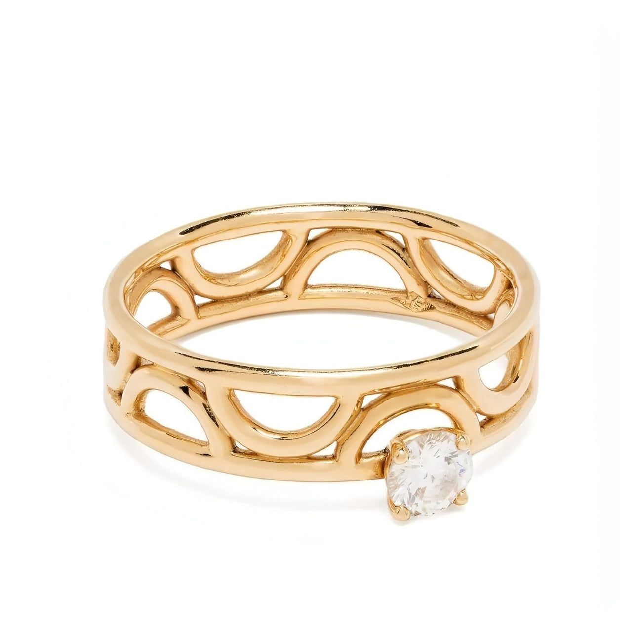  Amour perpétuel solitaire ring - Amour perpétuel solitaire ring -  The Future Rocks -    10 