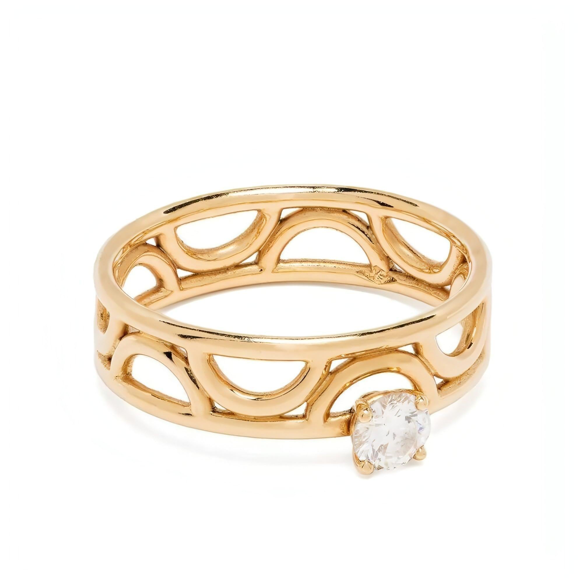  Amour perpétuel solitaire ring - Amour perpétuel solitaire ring -  The Future Rocks -    10 