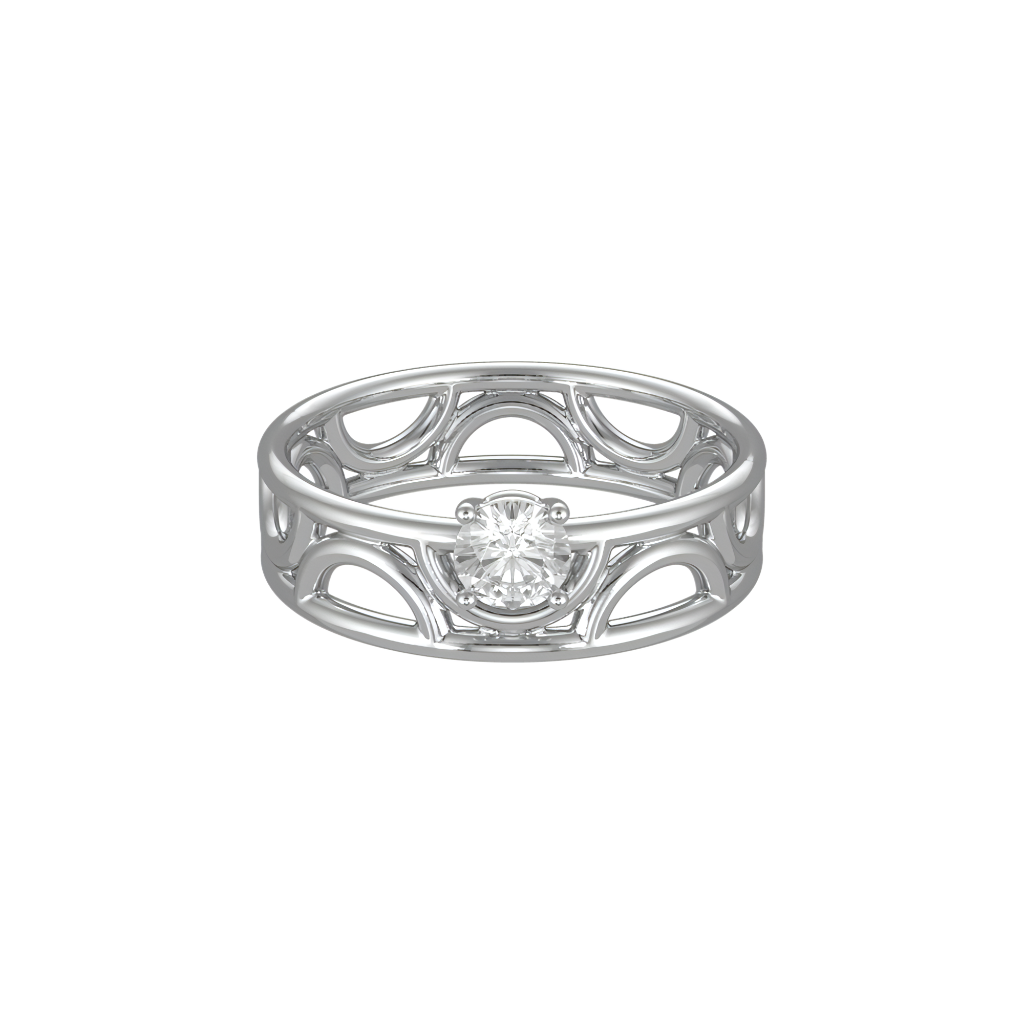  Amour perpétuel solitaire ring - Amour perpétuel solitaire ring -  The Future Rocks -    4 