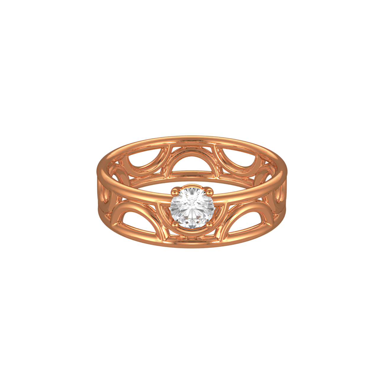  Amour perpétuel solitaire ring - Amour perpétuel solitaire ring -  The Future Rocks -    6 