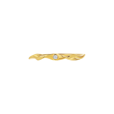  Aspidie ring - Aspidie 18K Recycled Gold Band Ring -  The Future Rocks  -    1 
