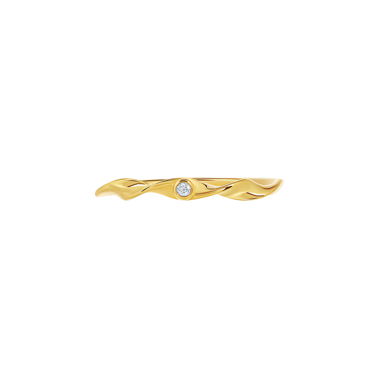  Aspidie ring - Aspidie 18K Recycled Gold Band Ring -  The Future Rocks -    1 