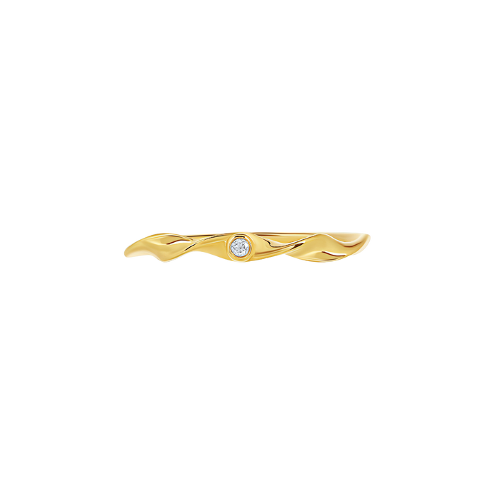  Aspidie ring - Aspidie 18K Recycled Gold Band Ring -  The Future Rocks -    1 