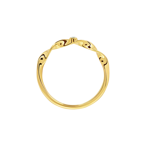  Aspidie ring - Aspidie 18K Recycled Gold Band Ring -  The Future Rocks  -    2 