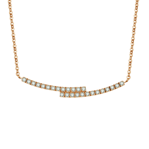  Ballerina necklace - Ballerina Diamond Wave Necklace -  The Future Rocks  -    3 