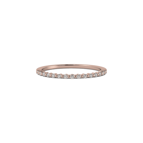  Basalto blanca fine ring - Basalto Lab-Grown Diamond Eternity Ring -  The Future Rocks  -    4 