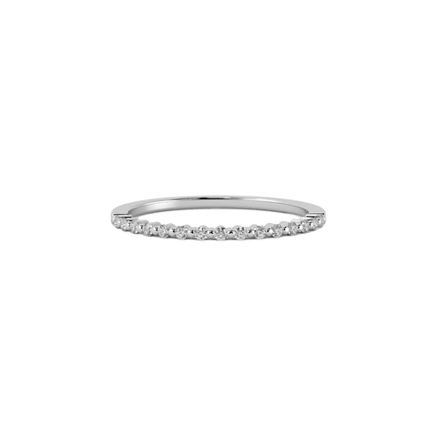  Basalto blanca fine ring - Basalto Lab-Grown Diamond Eternity Ring -  The Future Rocks  -    3 