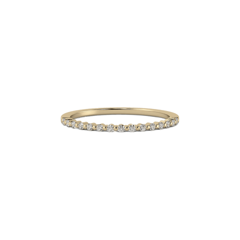  Basalto blanca fine ring - Basalto Lab-Grown Diamond Eternity Ring -  The Future Rocks  -    1 