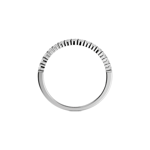  Basalto blanca fine ring - Basalto Lab-Grown Diamond Eternity Ring -  The Future Rocks  -    6 