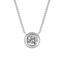  Bezel necklace -  Lab-Grown Diamond Solitaire Bezel Necklace -  The Future Rocks  -    4 