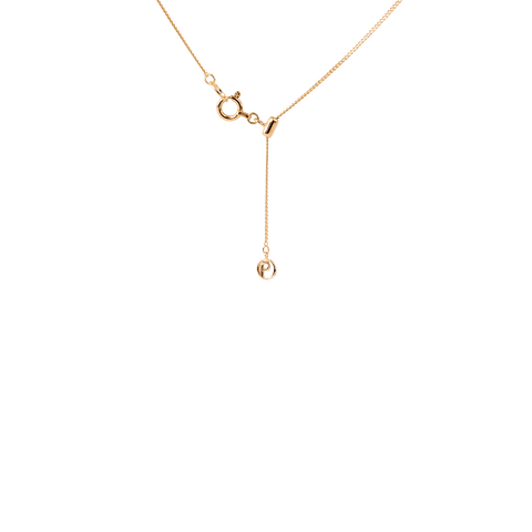 Bezel necklace - 18k gold lab-grown diamond necklace - The Future Rocks