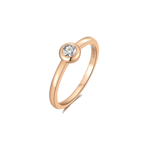  Bezel ring - Lab-Grown Diamond Bezel Solitaire Ring -  The Future Rocks  -    2 