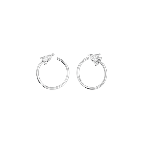 Circle pear earrings - The Future Rocks