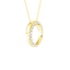  Circle pendant necklace - 18K Gold Lab-Grown Diamond Circle Pendant Necklace -  The Future Rocks  -    3 