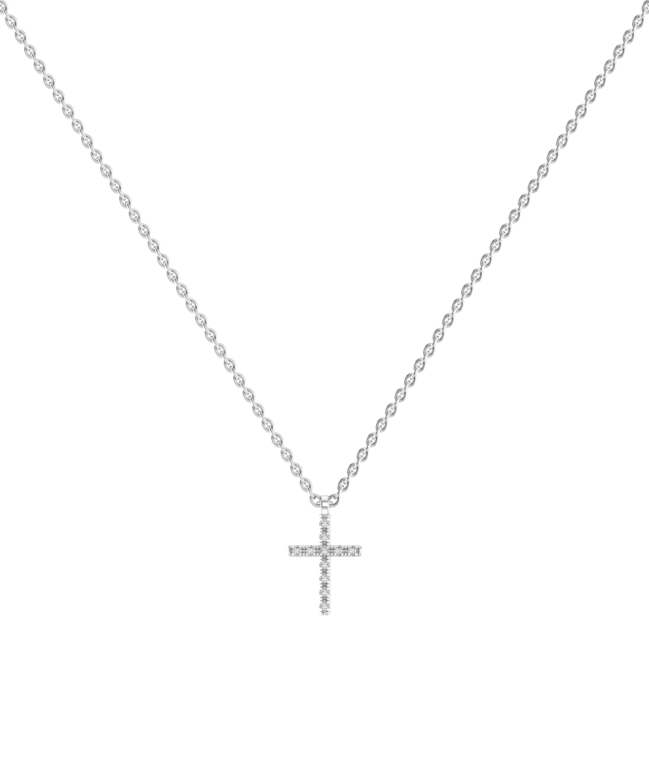  Cross necklace - Diamond Pendant Cross Necklace -  The Future Rocks -    3 