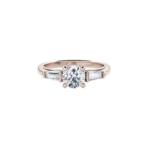  Cycad engagement ring - Three Stone Lab-Grown Diamond Engagement Ring -  The Future Rocks  -    3 