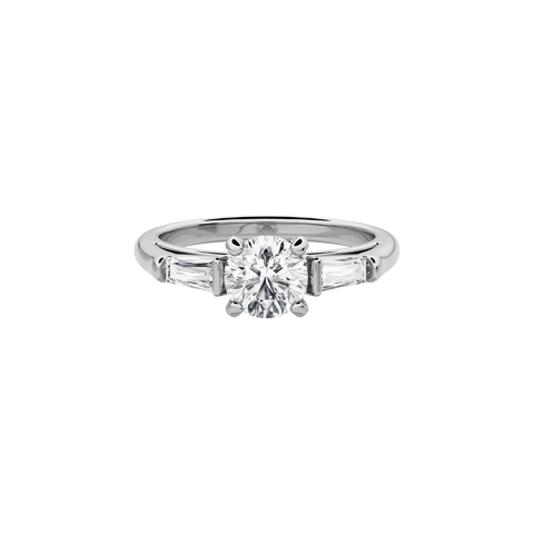  Cycad engagement ring - Three Stone Lab-Grown Diamond Engagement Ring -  The Future Rocks  -    2 