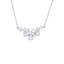  Drizzle necklace III - 14K White Gold Lab-Grown Diamond Drizzle Necklace III -  The Future Rocks  -    1 