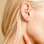  Ear hole - 0.5 Carat Lab-Grown Diamond Ear Hole -  The Future Rocks  -    2 