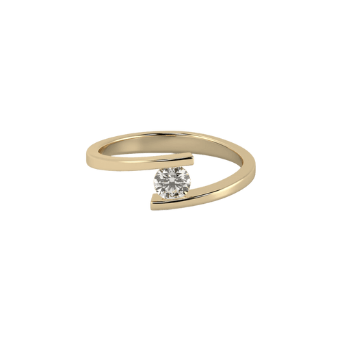  Embrace solitaire engagement ring - Lab-Grown Diamond Solitaire Open Ring -  The Future Rocks -    1 