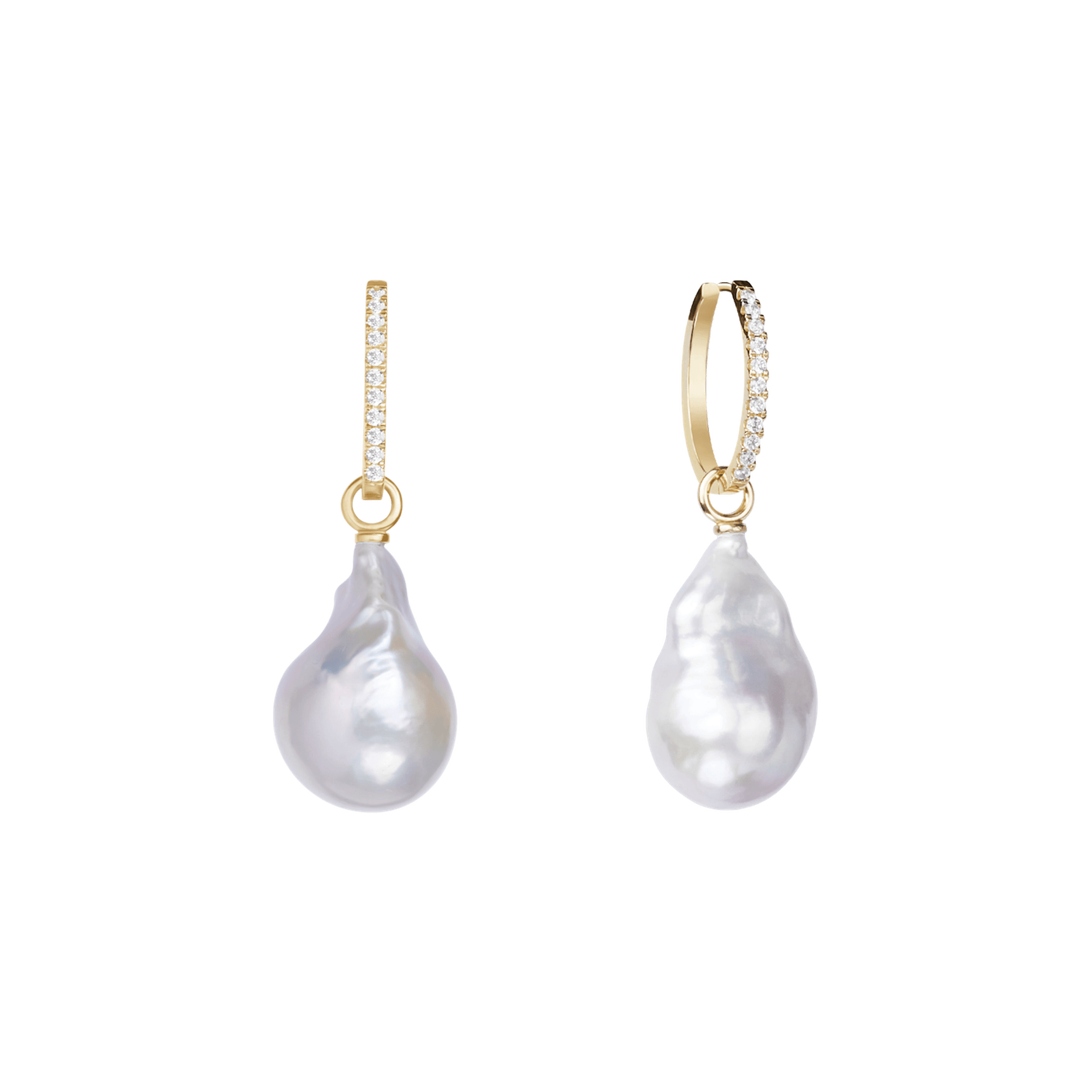  Embrasé pearl hoop earrings - Embrasé pearl hoop earrings -  The Future Rocks -    1 