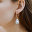  Embrasé pearl hoop earrings - Embrasé Pearl Hoop Earrings -  The Future Rocks  -    2 
