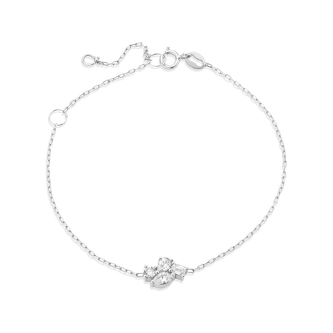  Emçi midi bracelet - Midi Diamond Cluster Bracelet -  The Future Rocks  -    1 