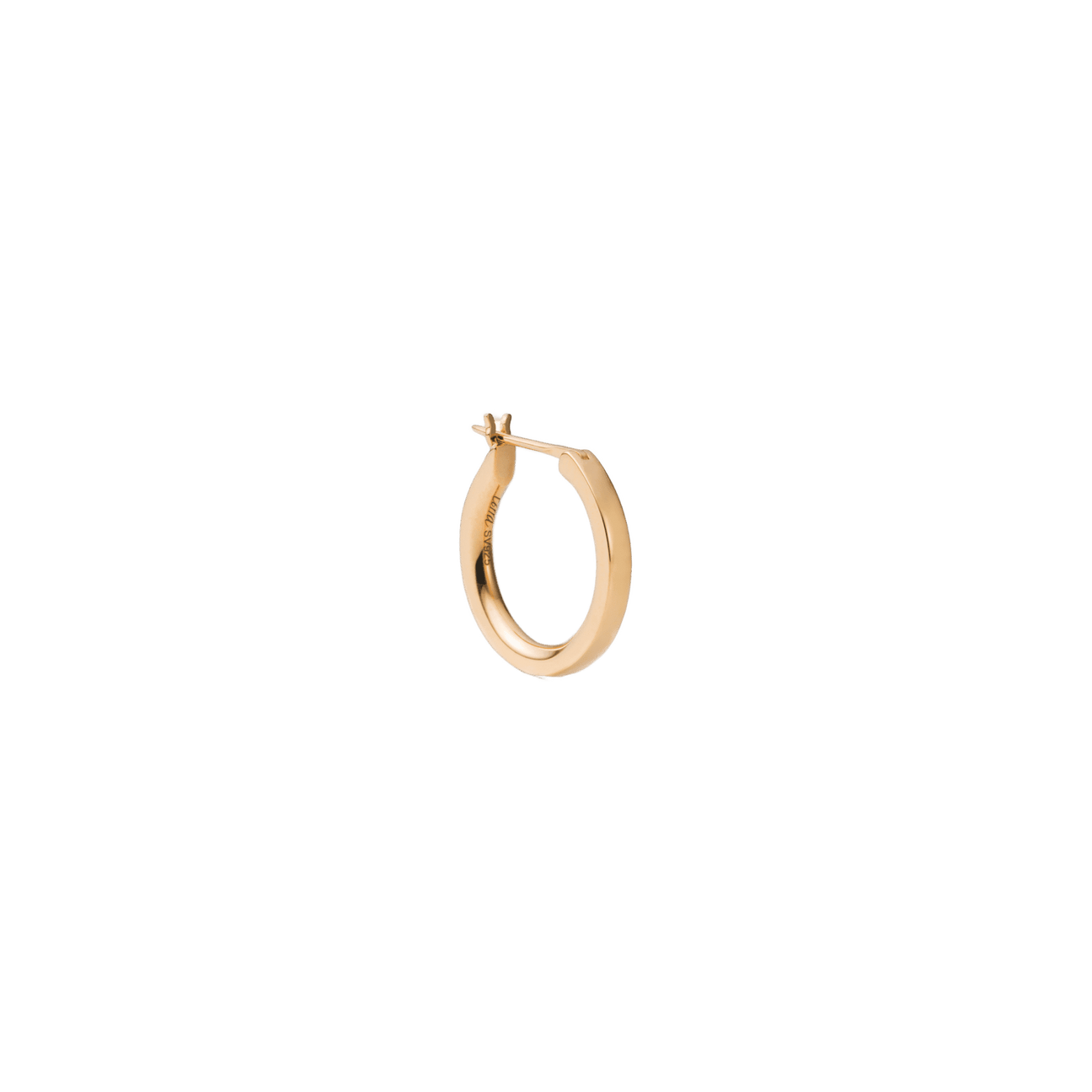  Engage EGP2 gold single pierced earring - 18K Gold Vermeil Single Hoop Earring -  The Future Rocks -    1 