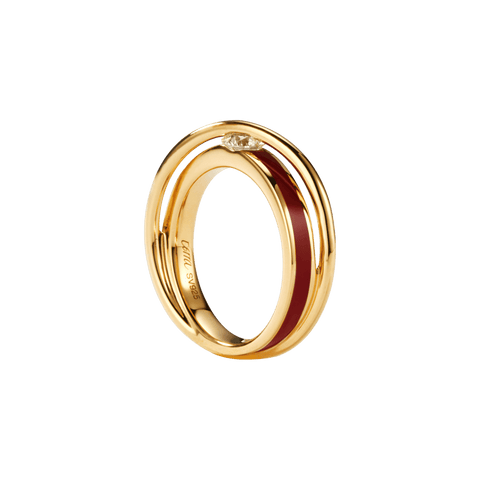  Engage EGR1 blood ring - Brown Enamel Diamond Ring -  The Future Rocks  -    4 
