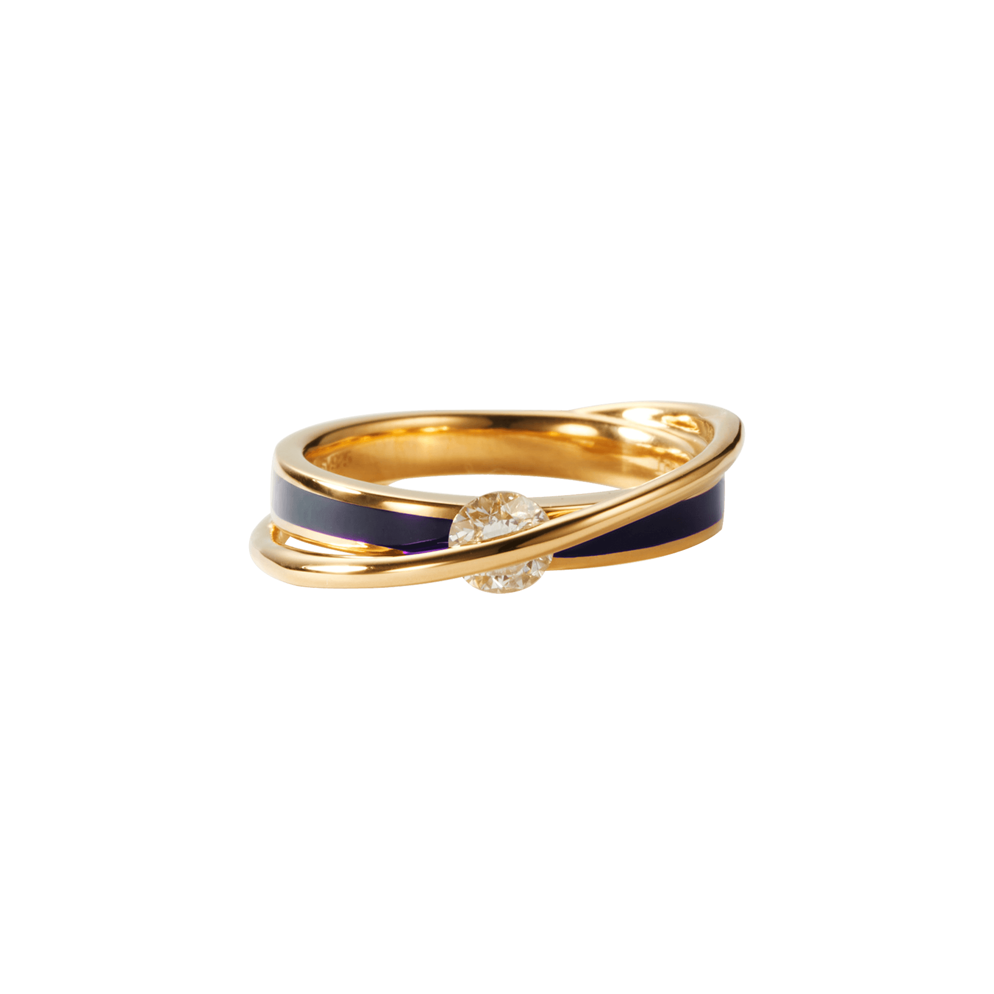 Antique Black Enamel 1.25 Carat Diamond Ring in 14K Gold – Boylerpf