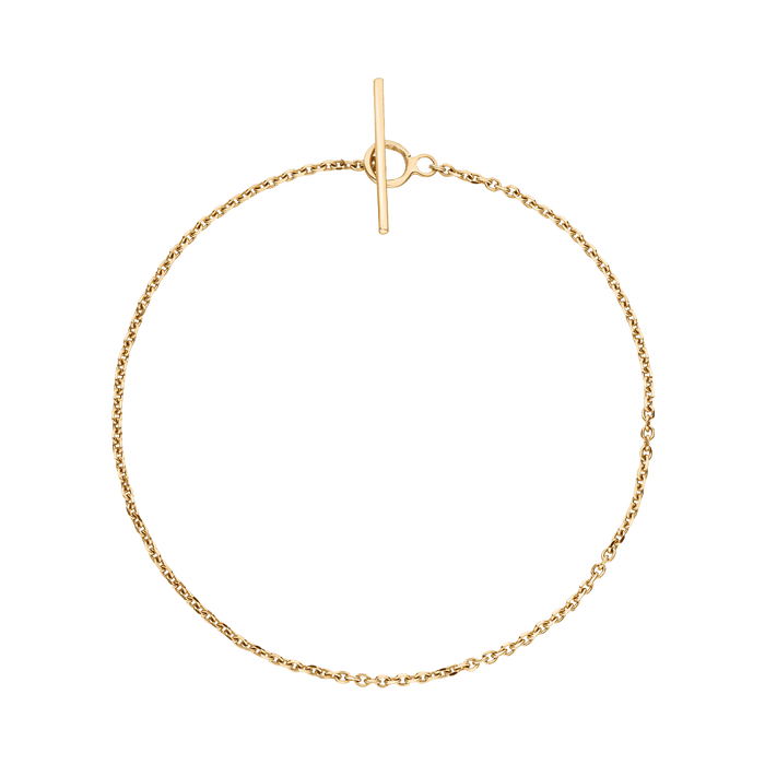  Essential bracelet - 18K Recycled Gold Chain Bracelet -  The Future Rocks -    1 