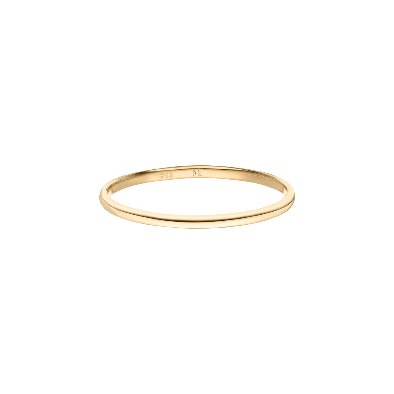  Essential ring - Essential 18K Gold Band Ring -  The Future Rocks -    1 