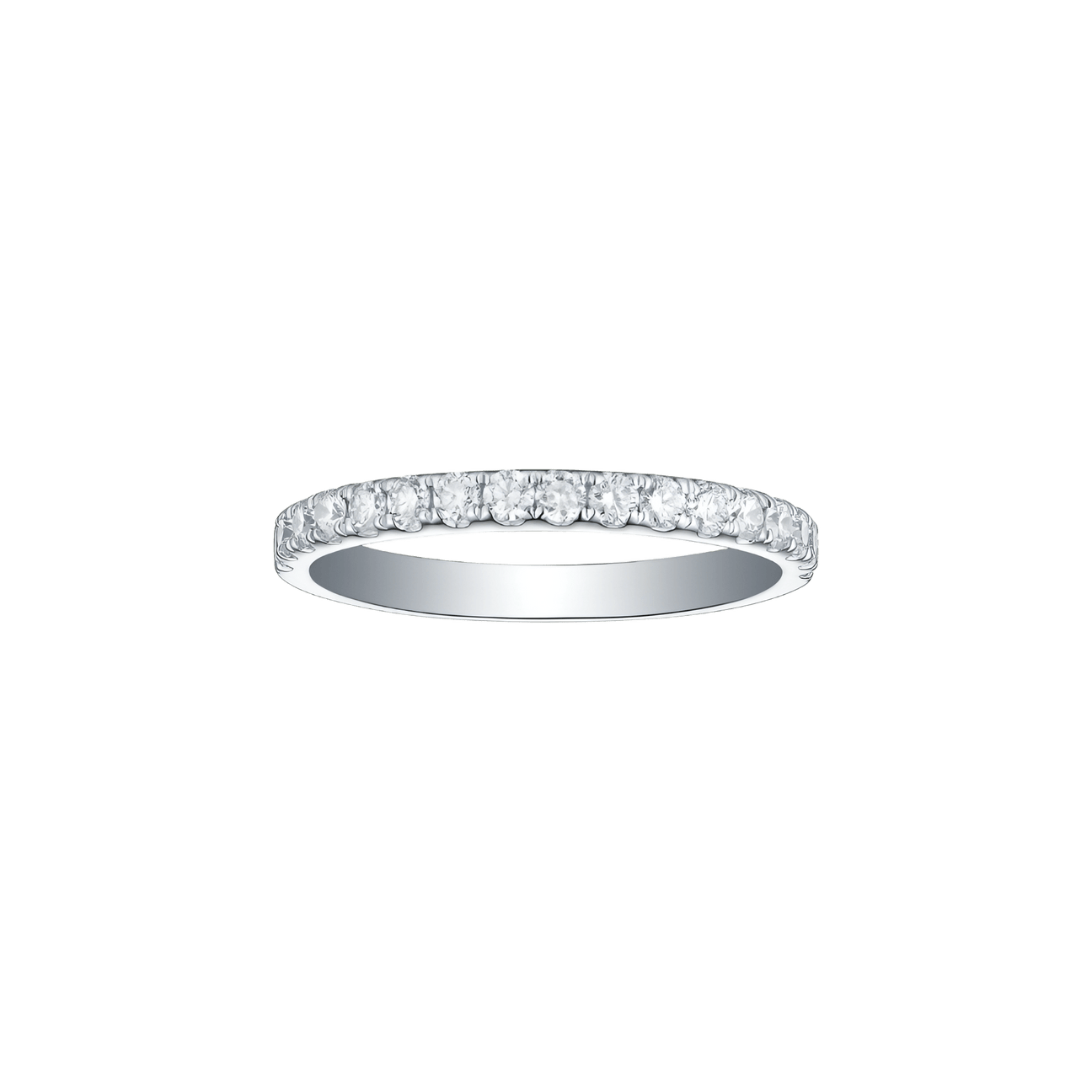  Essentials half eternity band - Essentials Half Eternity Diamond Ring -  The Future Rocks -    1 