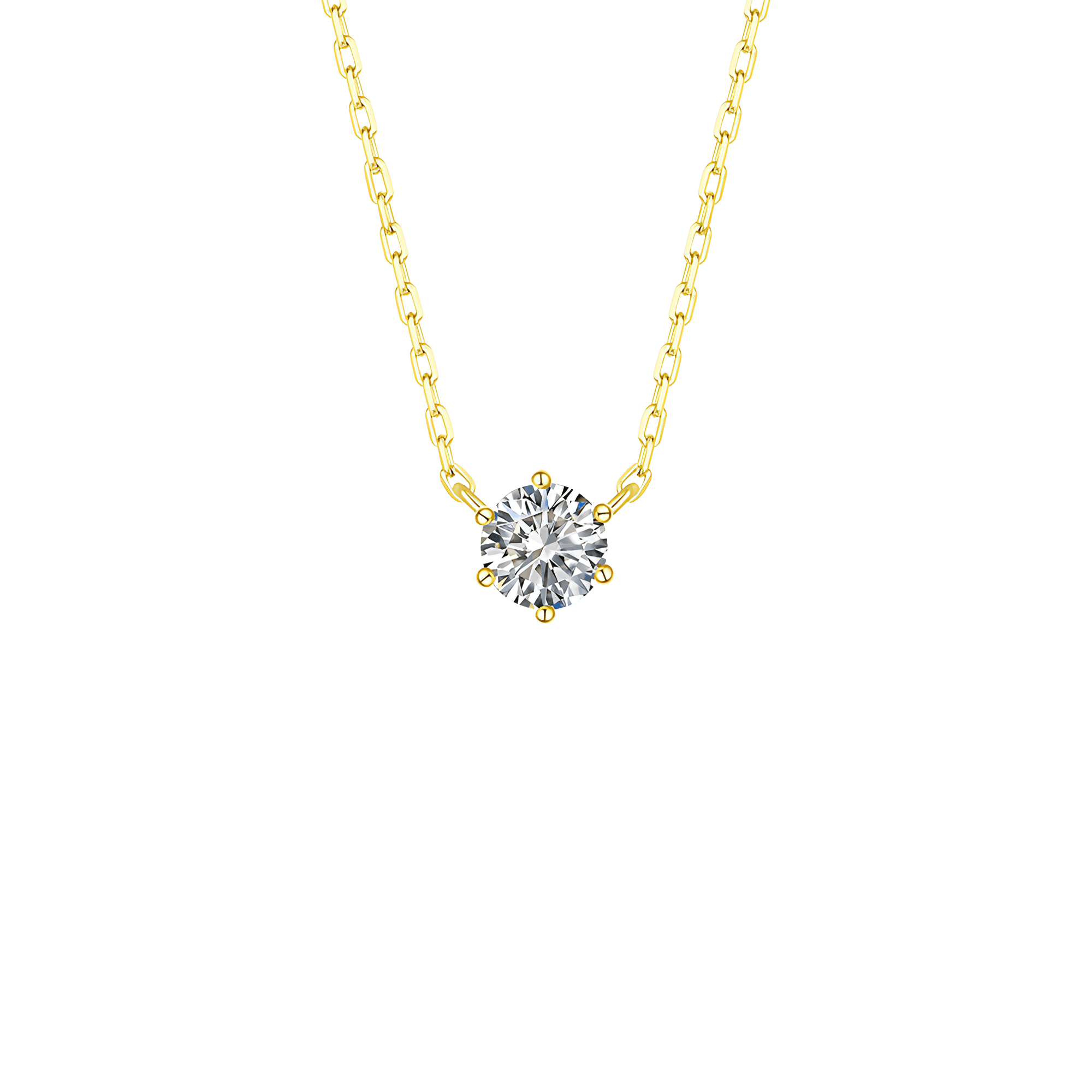  Essentials solitaire necklace - Essentials Lab-Grown Diamond Solitaire Necklace -  The Future Rocks -    1 