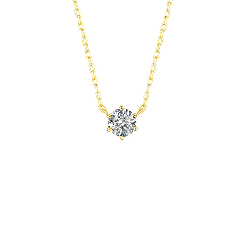  Essentials solitaire necklace - Essentials Lab-Grown Diamond Solitaire Necklace -  The Future Rocks -    1 