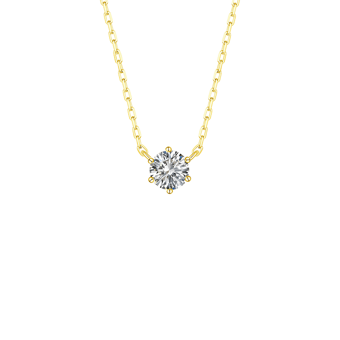  Essentials solitaire necklace - Essentials Lab-Grown Diamond Solitaire Necklace -  The Future Rocks -    1 