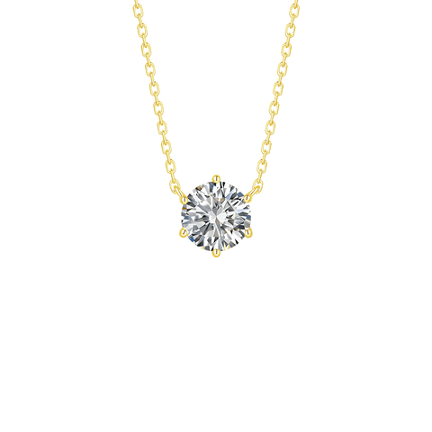  Essentials solitaire necklace - Essentials Lab-Grown Diamond Solitaire Necklace -  The Future Rocks  -    2 