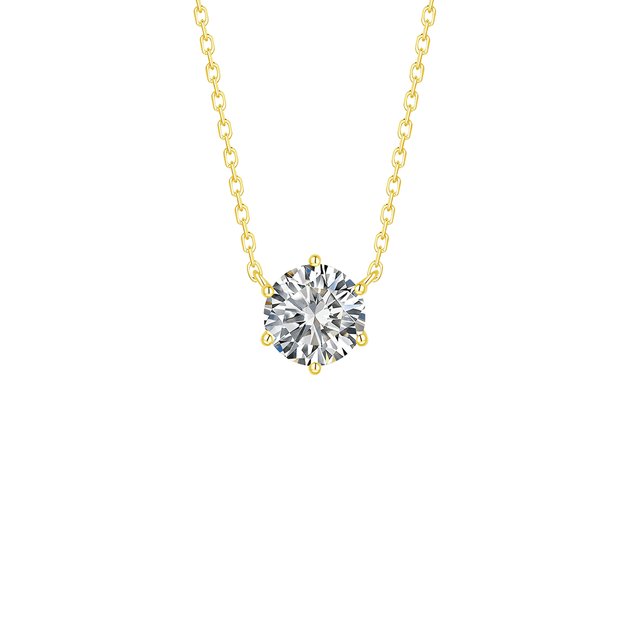  Essentials solitaire necklace - Essentials Lab-Grown Diamond Solitaire Necklace -  The Future Rocks -    2 