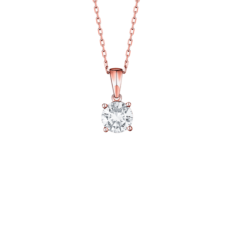 Essentials solitaire pendant necklace - The Future Rocks
