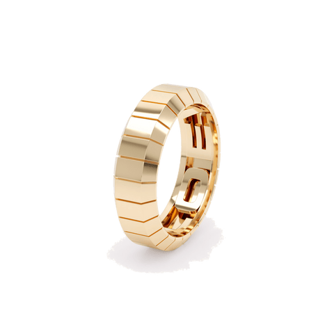  Eternity engraved gold ring - Engraved Gold Eternity Ring -  The Future Rocks  -    1 