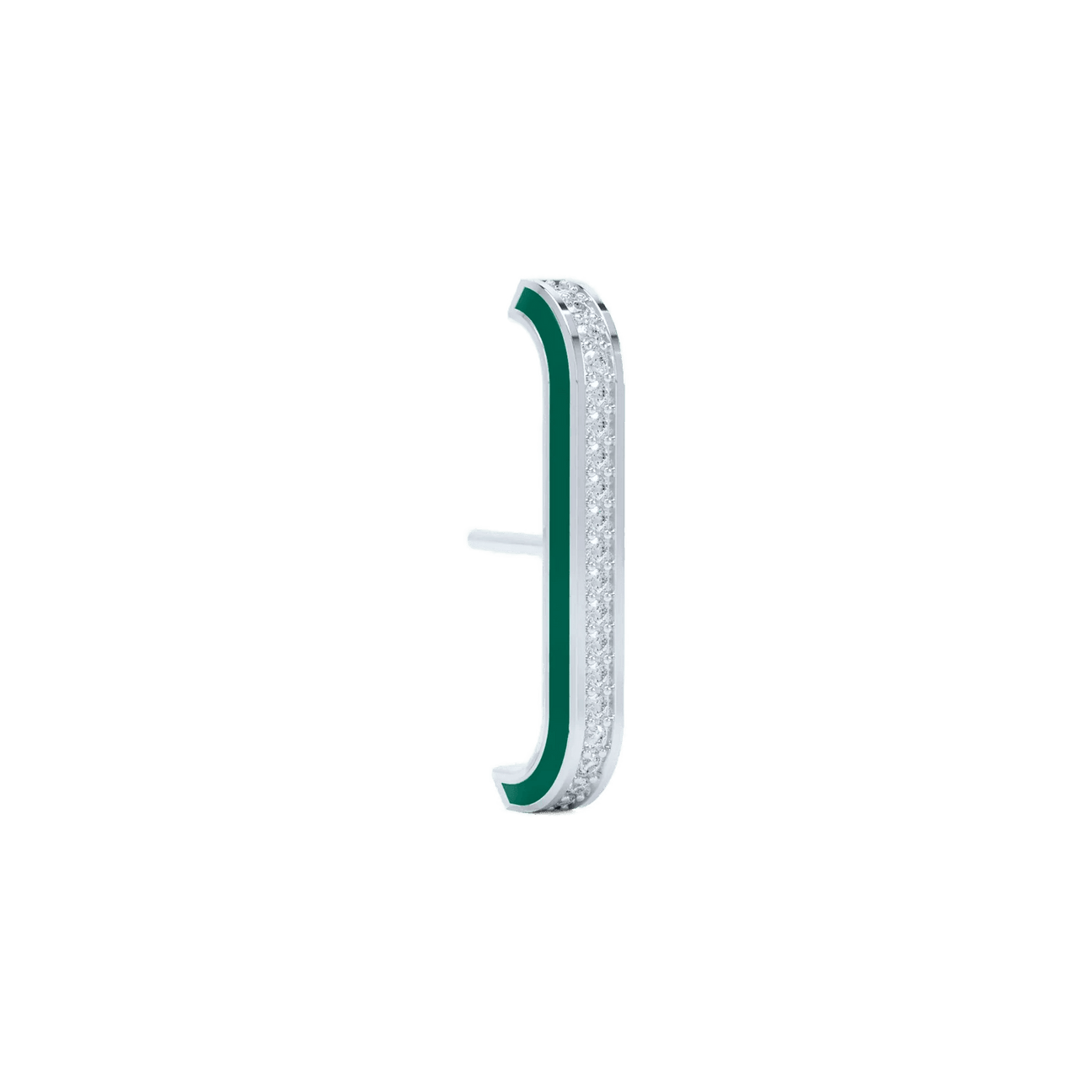  Eternity green enamel ear cuffs - Eternity green enamel ear cuffs -  The Future Rocks -    5 