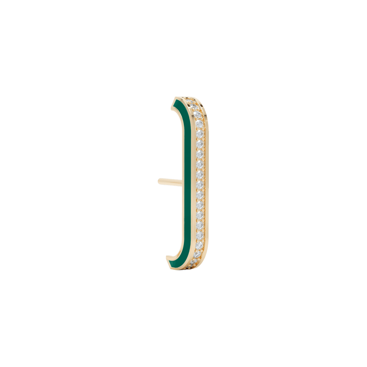  Eternity green enamel ear cuffs - Eternity green enamel ear cuffs -  The Future Rocks -    6 