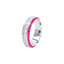  Eternity pink enamel 6mm ring - Eternity Pink Enamel Ring -  The Future Rocks  -    3 
