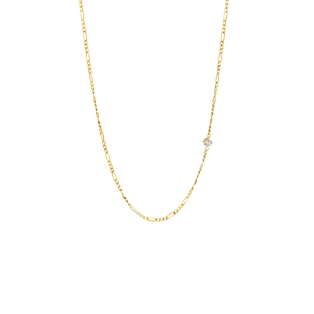  Flawless chain necklace - Lab-Grown Diamond Flawless Chain Necklace -  The Future Rocks -    1 