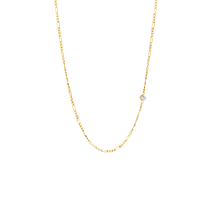  Flawless chain necklace - Lab-Grown Diamond Flawless Chain Necklace -  The Future Rocks -    1 